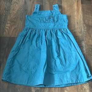 Strasburg Teal Kids Casual Dress